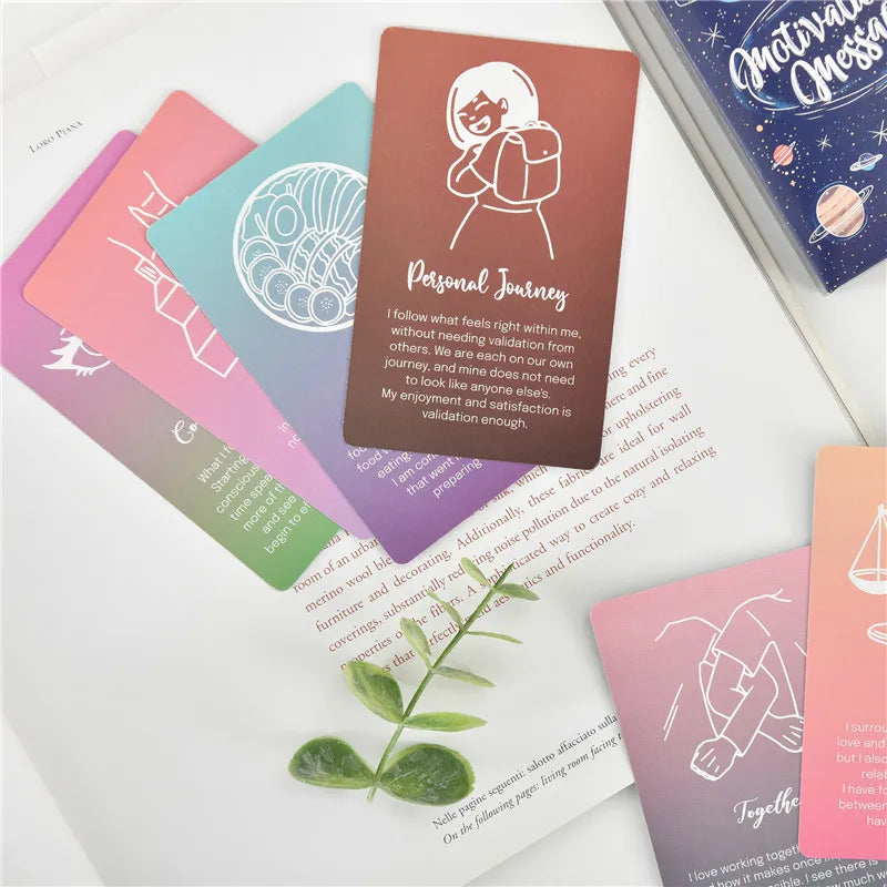 Motivational Mindful Message Cards